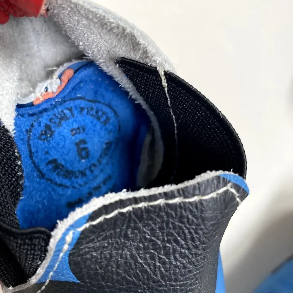 Disney x Freshly Picked Mickey Mouse Chelsea Boot Soft Sole Baby Shoe - Blue - 6